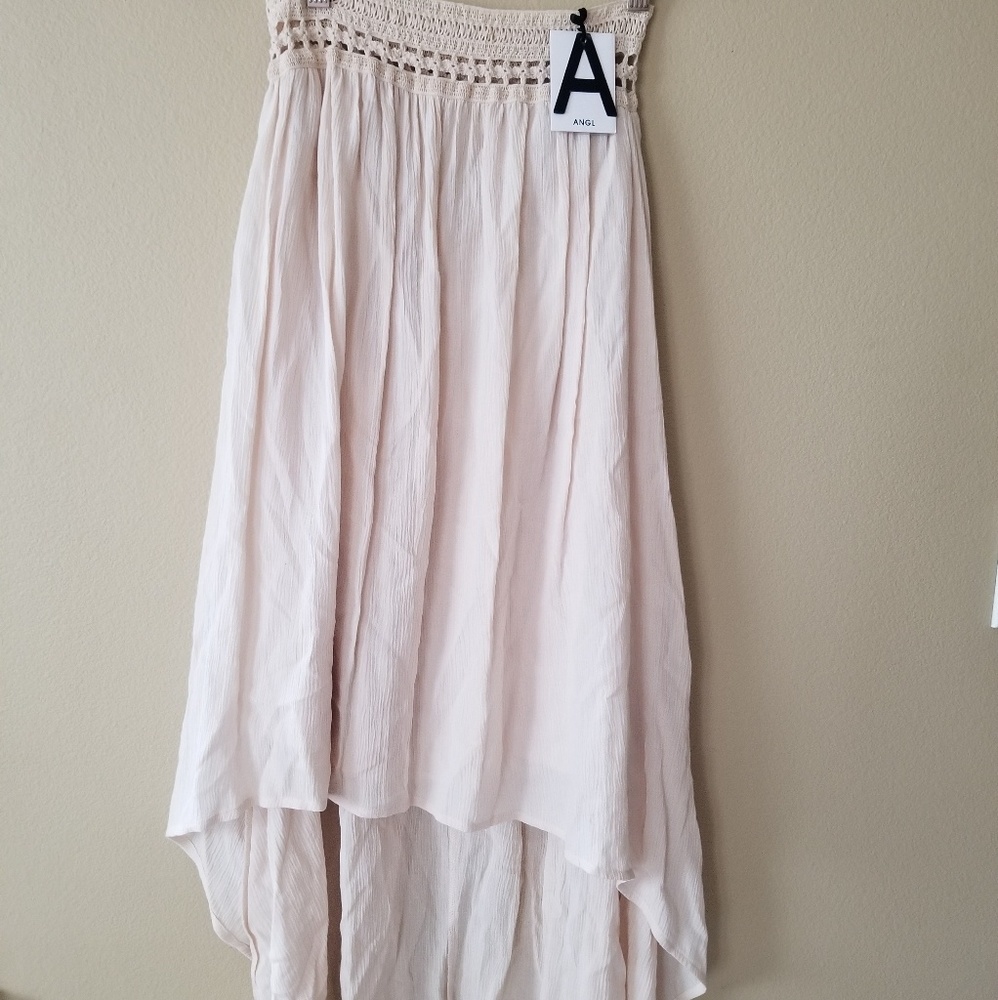 NWT Angl High-low Flowy Skirt
